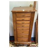 Jewelry Armoire Approx 40.5" Tall