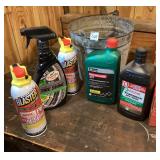 Metal Bucket, PB Blaster, Transmission Fluid