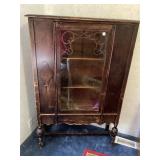 Antique China Cabinet Approx 41" W x 15" D x 63" T
