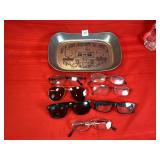Metal Home Sweet Home Tray, Glasses & Sunglasses