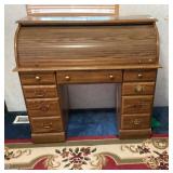 Rolltop Desk Approx 44.5" W x 20" D x 43" T