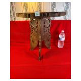 Small Hand Carved Wooden Stand