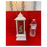 Batt Op 11" LED Swirl Lantern Holy Family
