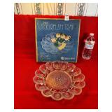 Indiana Glass Egg Relish Tray