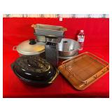 Baking Pans, Small Roaster & Misc