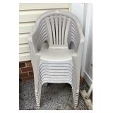 8 Plastic Chairs 8 Plastic Chairs