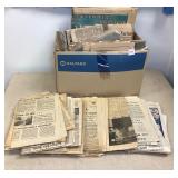 Assorted Vintage Newspapers Assorted Vintage Newspapers