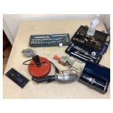 Drop Light, Socket Set, Portable Jigsaw & Misc Drop Light, Socket Set, Portable Jigsaw & Misc