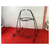 Longaberger Iron 2 Tier Holiday Buffet Stand Longaberger Iron 2 Tier Holiday Buffet Stand