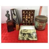 Miniatures, Coffe & Zippo Tins, Chick Hats & Misc Miniatures, Coffe & Zippo Tins, Chick Hats & Misc