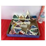 Plastic Alpine Village Cottages Plastic Alpine Village Cottages