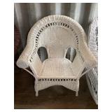 White Wicker Chair White Wicker Chair