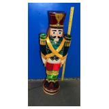 Lighted Plastic Nutcracker Lighted Plastic Nutcracker