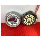 Batt Op Lionel Train & Pacific Rail Lines Clocks Batt Op Lionel Train & Pacific Rail Lines Clocks