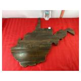 Wooden West Virginia Cut Out Wooden West Virginia Cut Out