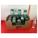 Blue Jars w/Zinc Lids Blue Jars w/Zinc Lids