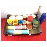 Asst Thermoses, Vtg Bolero Bowls/Cups & Misc Asst Thermoses, Vtg Bolero Bowls/Cups & Misc