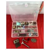 Organizer w/Razors, Pins, Buttons & Rocks Organizer w/Razors, Pins, Buttons & Rocks