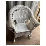 White Wicker Rocker White Wicker Rocker