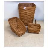 Longaberger Waste, Sleigh & Keynote Baskets Longaberger Waste, Sleigh & Keynote Baskets