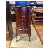 Jewelry Armoire Approx 40"T x 16.5"W x 12"D Jewelry Armoire Approx 40"T x 16.5"W x 12"D