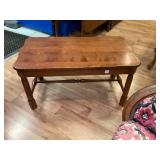 Coffee Table Approx 17.5" T x 33.5" W x 18" D Coffee Table Approx 17.5" T x 33.5" W x 18" D