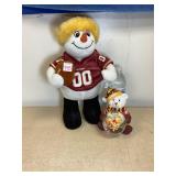 Redskins Christmas Snow Globe & Plush Redskins Christmas Snow Globe & Plush