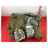 Wool Blanket, Canteens, Green Duffel & Misc Wool Blanket, Canteens, Green Duffel & Misc