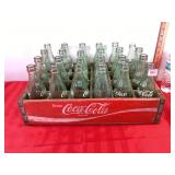 Coca Cola Bottles & Wooden Box Coca Cola Bottles & Wooden Box