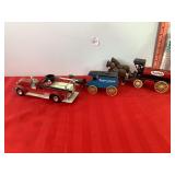 Diecast True Value, Mont. Ward & Firetruck Banks Diecast True Value, Mont. Ward & Firetruck Banks