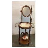 Washstand w/Pitcher & Bowl Washstand w/Pitcher & Bowl