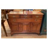 Hinkle Harris Black Cherry Sidetable w/Casters Hinkle Harris Black Cherry Sidetable w/Casters