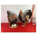 Rooster & Chicken Figures Rooster & Chicken Figures