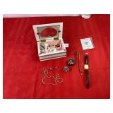 Jewelry Box, Watch, Bookmark, Pins & Misc Jewelry Box, Watch, Bookmark, Pins & Misc