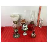 Assorted Oil Lamps & Misc Assorted Oil Lamps & Misc