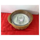 Longaberger Basket w/Plastic Bowl Longaberger Basket w/Plastic Bowl