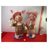 2 Large Annalee Dolls 2 Large Annalee Dolls