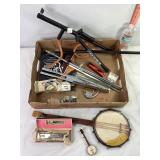 Assorted Musical Stands, Harmonicas & Acc.