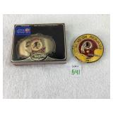 Red Skins Belt Buckles