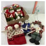 Snowman & Angel Christmas Decor