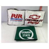Padded Racing Seats & Quaker State Fender Cover