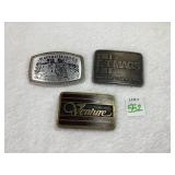 Black Water Falls, Venture, & E-T Mags Belt Buckle