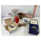 Jars, Hummel Box, Pitcher & Misc