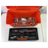 Plastic Homer Box & Contents