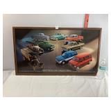 Chevy Trucks Picture Approx 20" x 32.5"