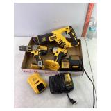 DeWALT Recip Saw, 1/2" Drill, Impact Drill