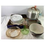 Cake Plate & Dishes