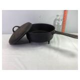 Cast Spider Skillet w/Lid