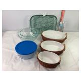 Pyrex Bowls & Assorted Dishware