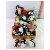 Plushes & Snowman Ornaments